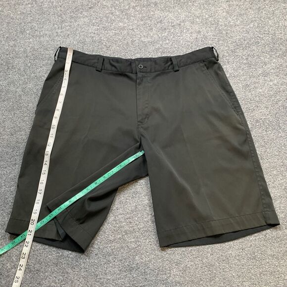 Nike Golf Shorts Mens 38 Black Dri Fit Tech Flat Front Lightweight Tech Chino - Picture 7 of 13
